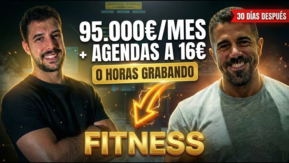 Javier Pulido, coach de fitness: 95.000 €/mes y agendas a 16 €